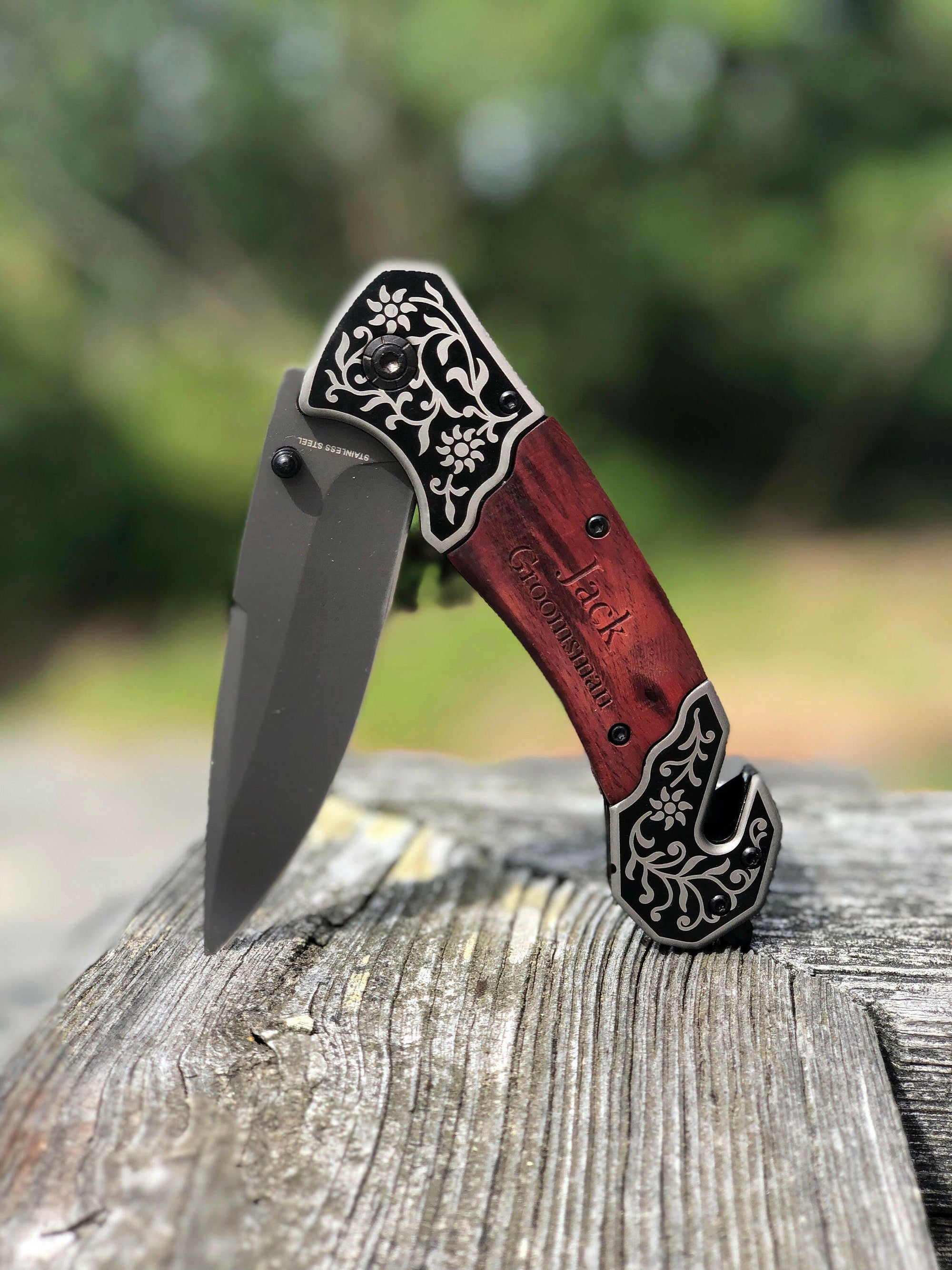 Personalized Survival Knife.