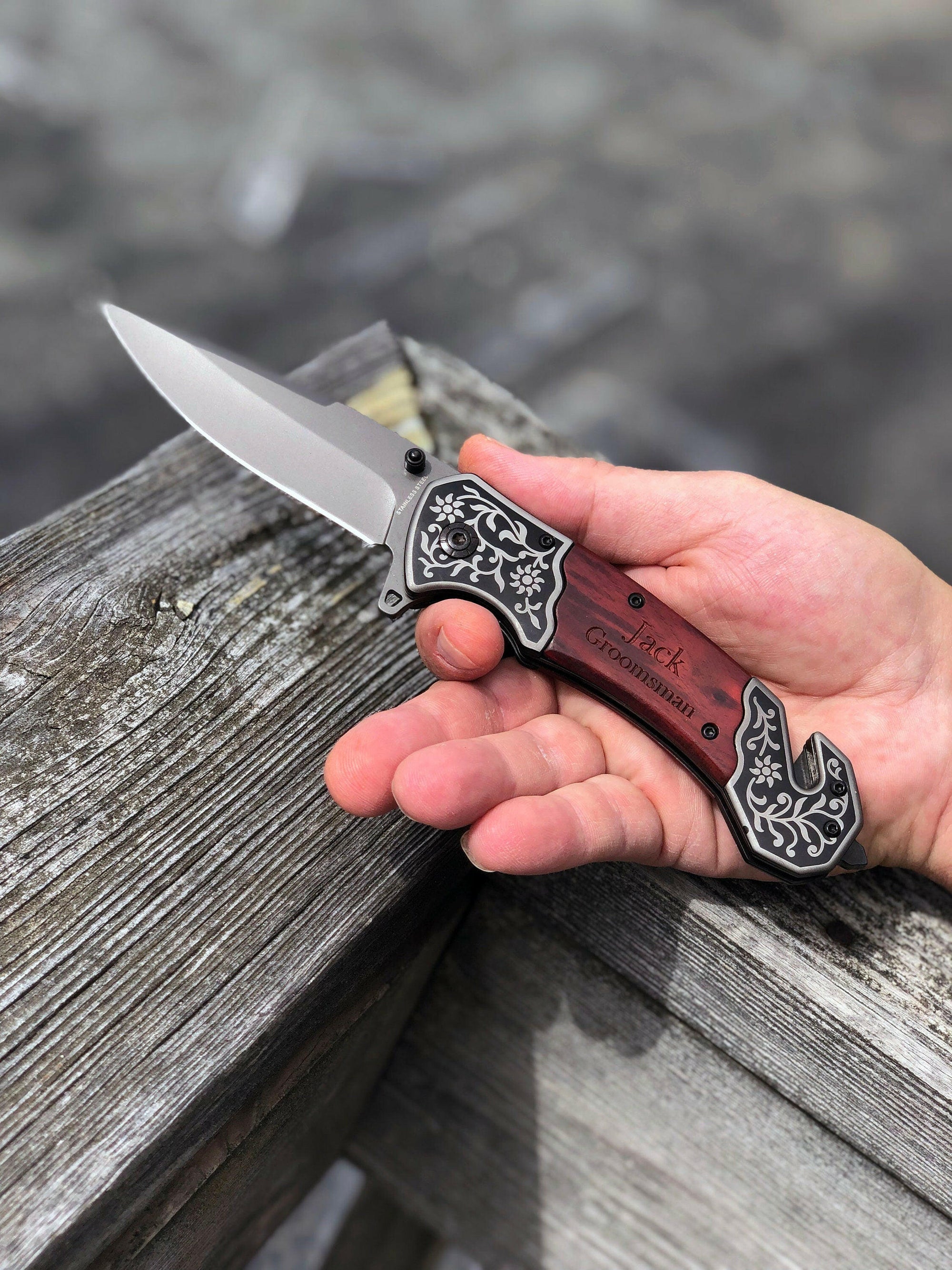 Personalized Survival Knife.