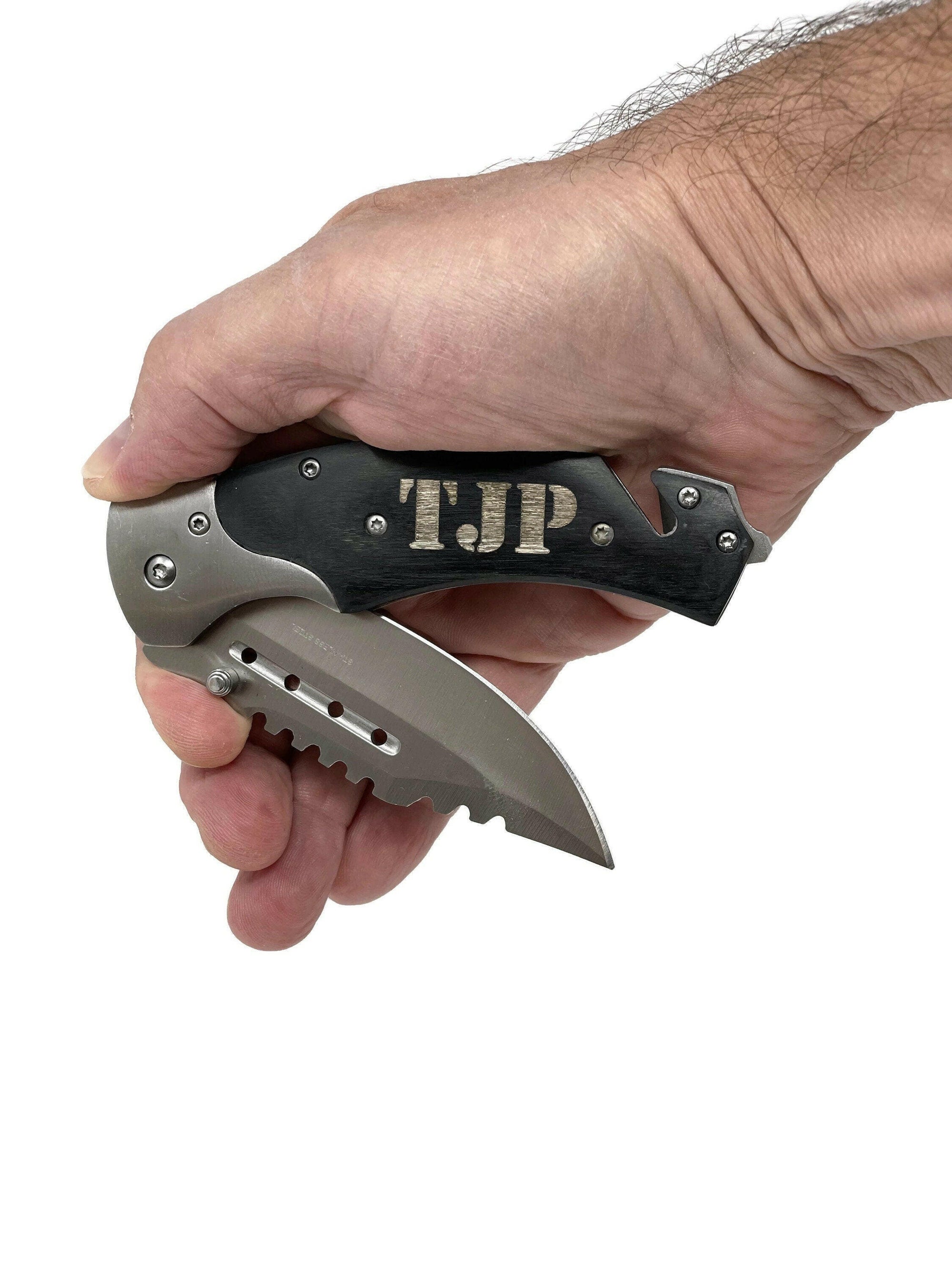 Personalized Survival Pocket Knife.