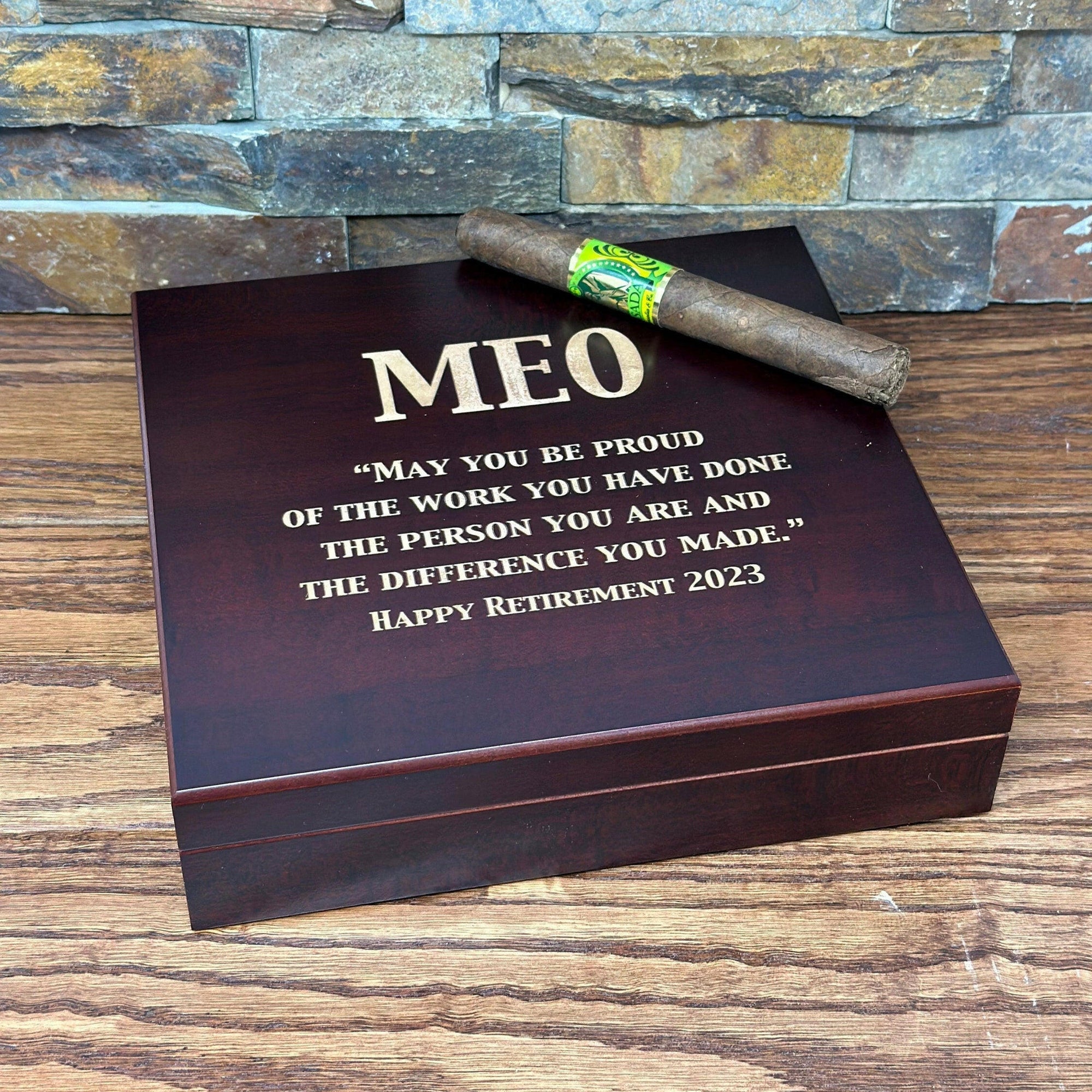 Personalized Cigar Box, Custom Humidor.