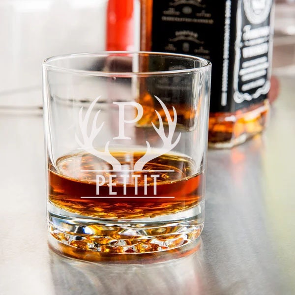 Personalized Nob Hill Whiskey Tumblers
