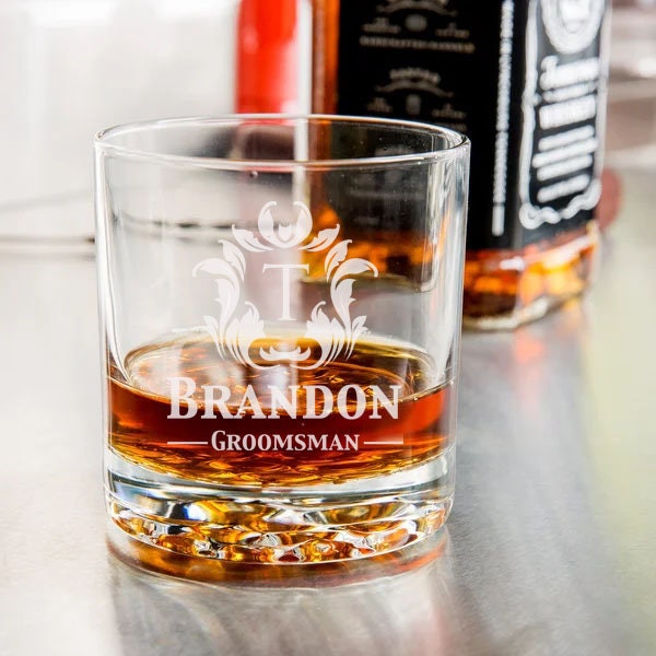 Personalized Nob Hill Whiskey Tumblers