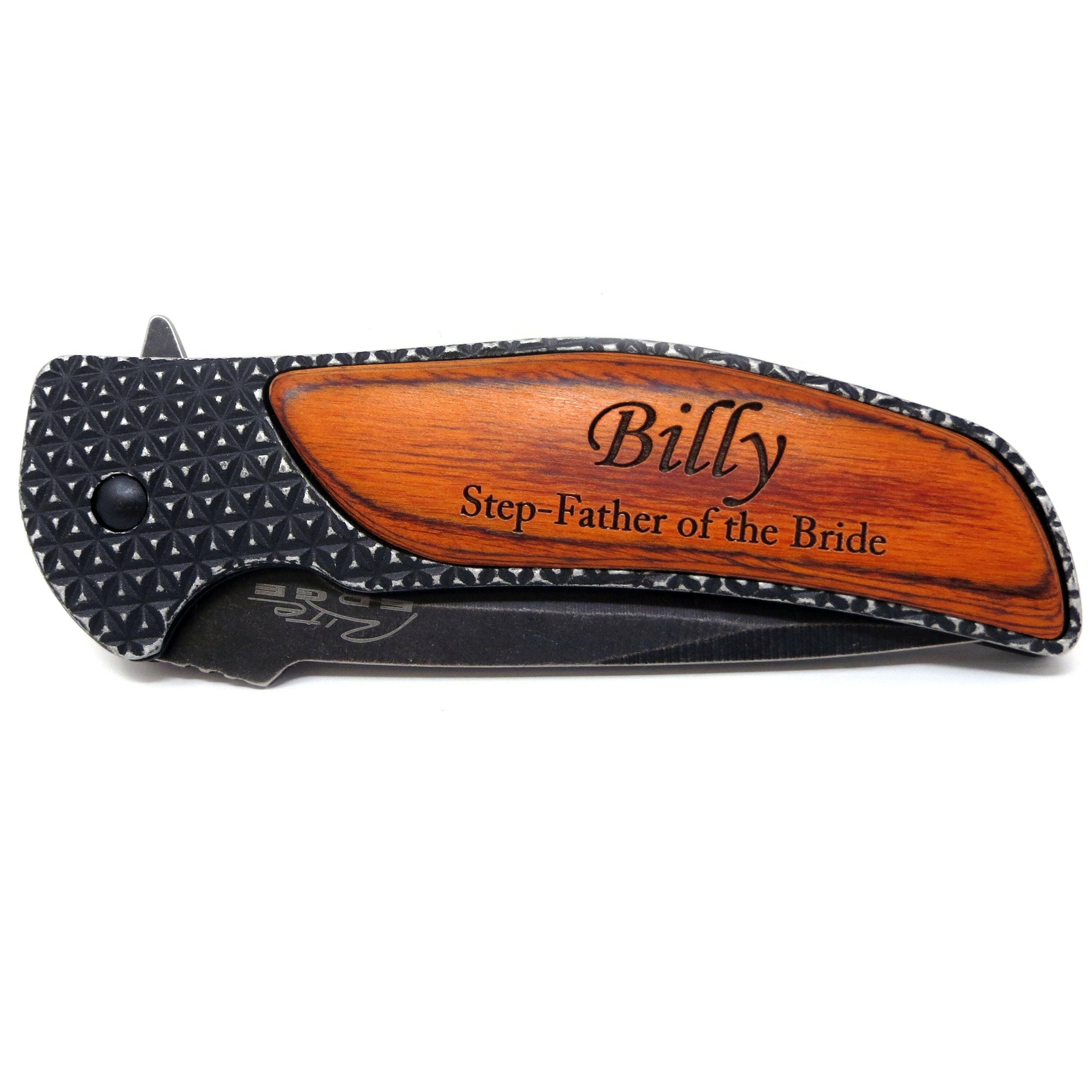 Stainless Steel Personalized Pocket Knife.