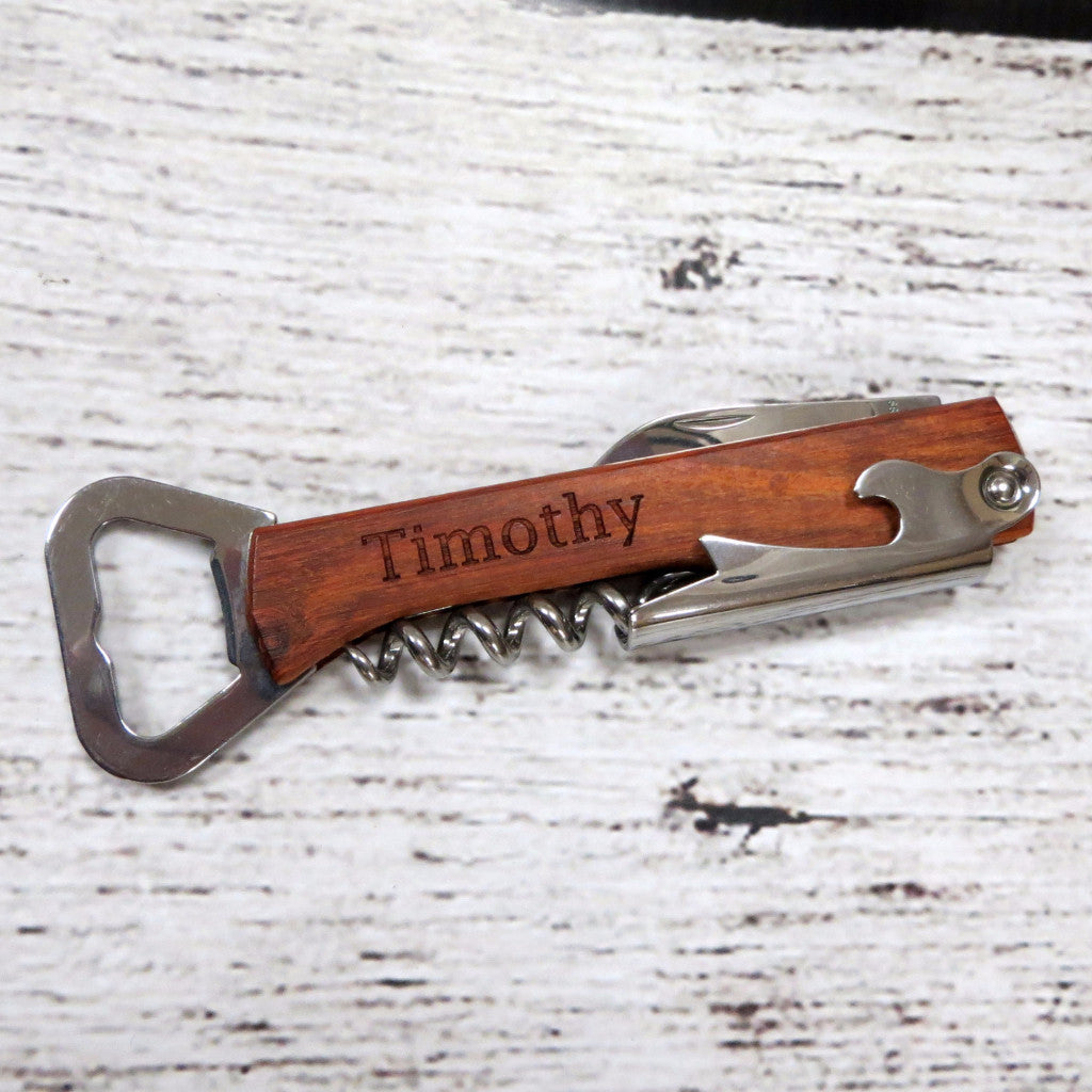 Personalized Wine & Bottle Opener