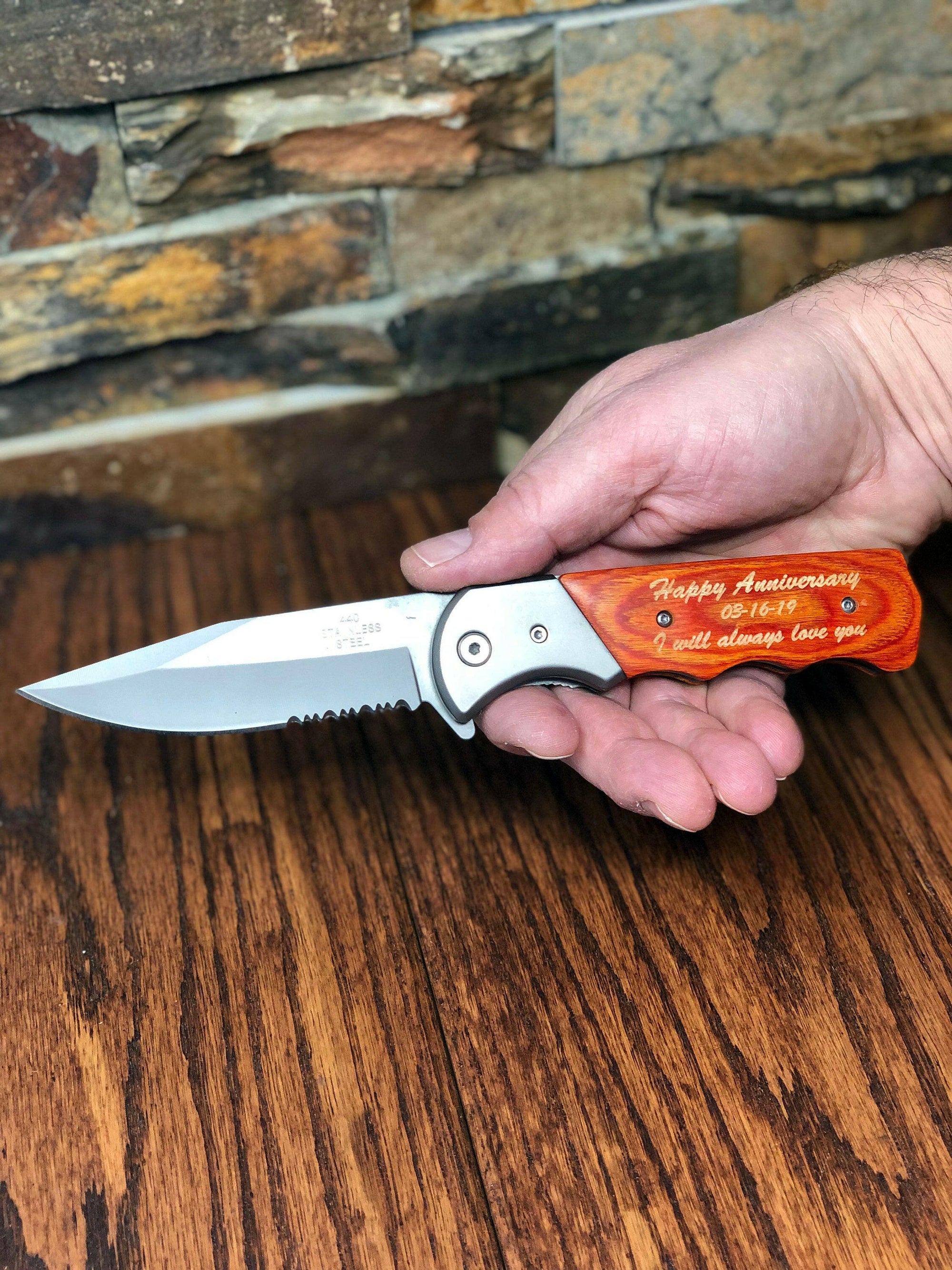 Custom Pocket Knife Personalized.