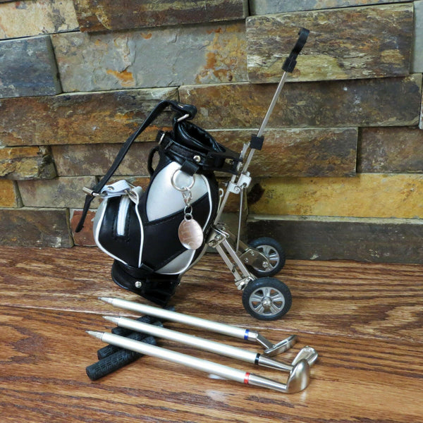Golf Bag Pen Holder w/ 3 Pens donebetter