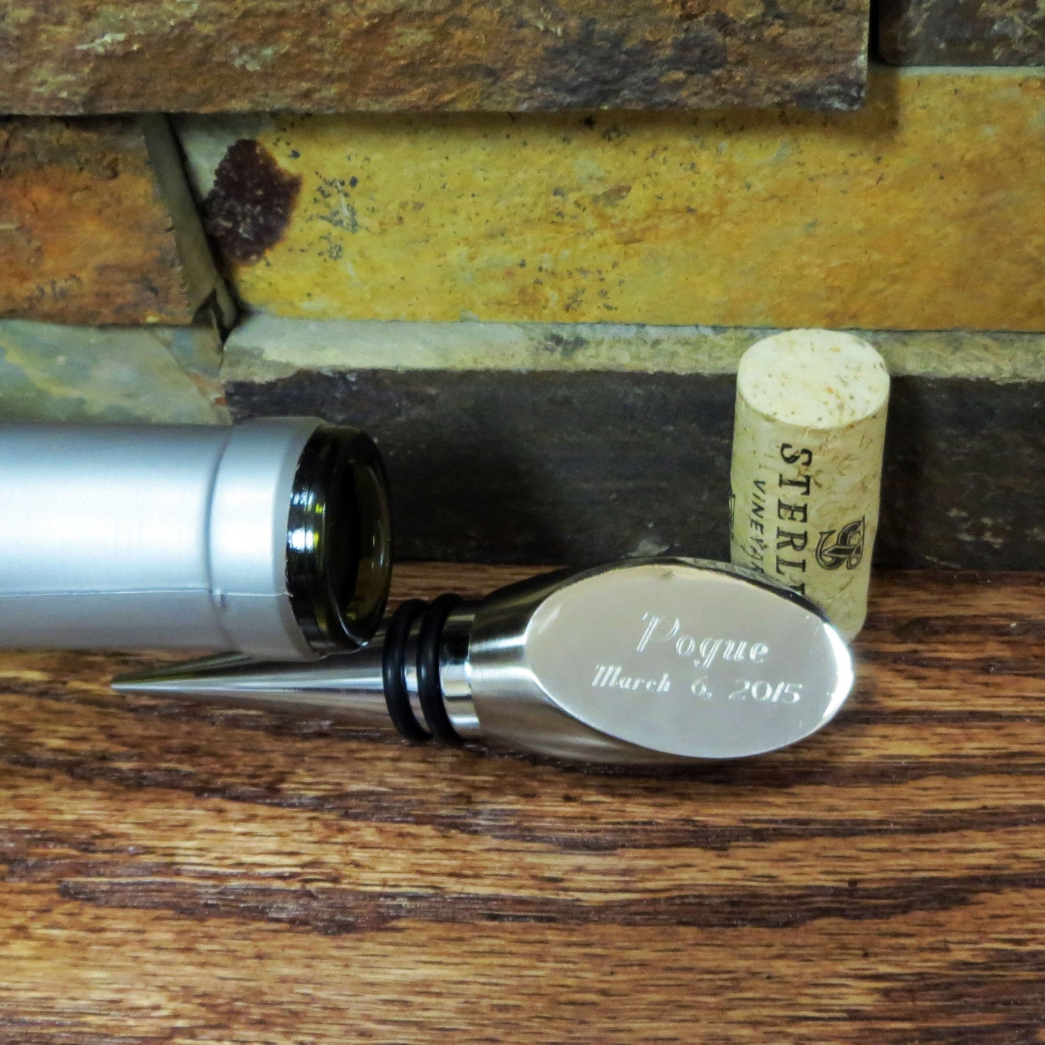 Personalized Wine Bottle Stopper