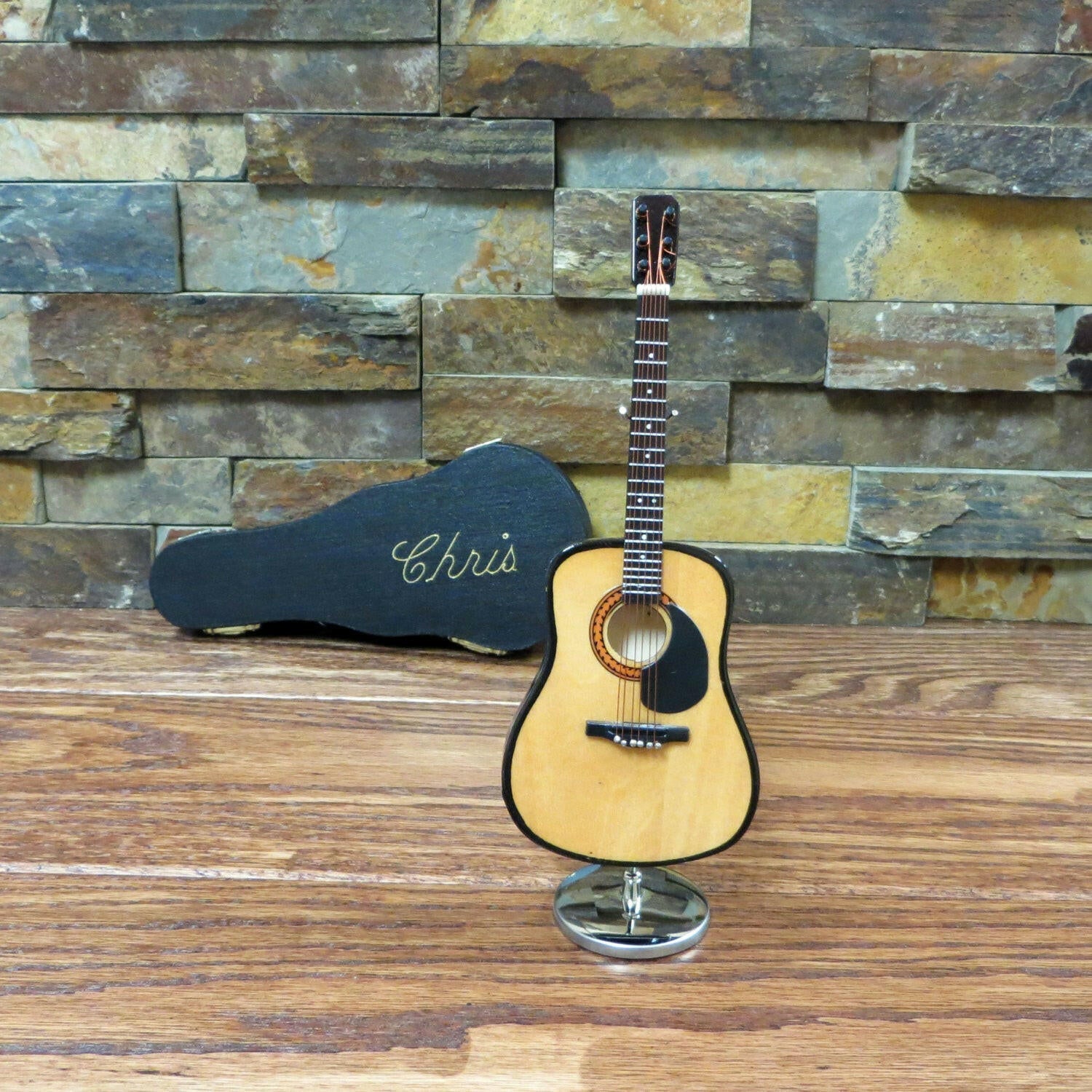 Personalized Miniature Guitar.