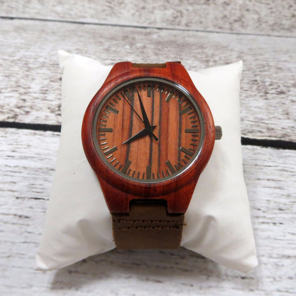 Rosewood Wrist Watch Personalized