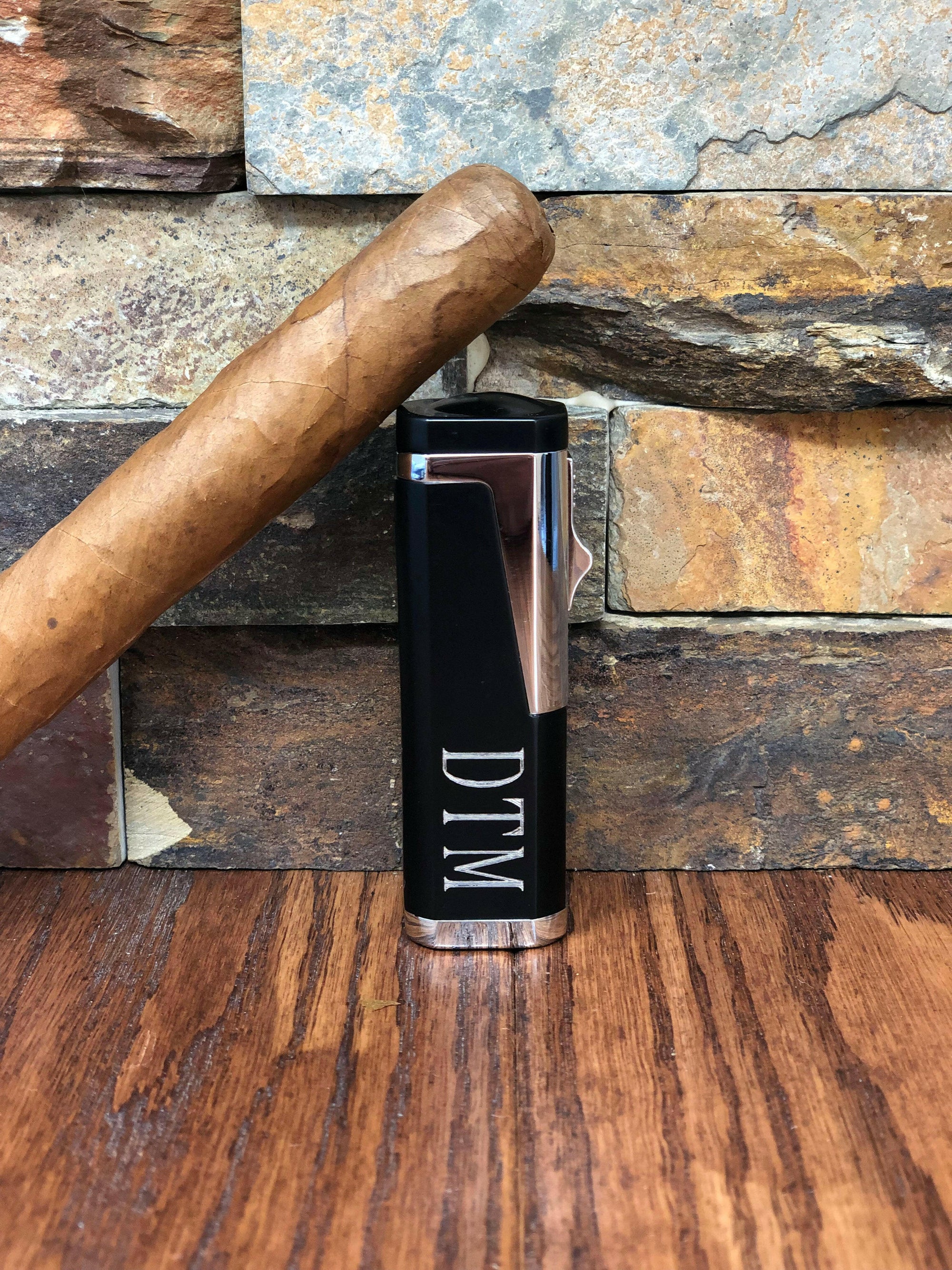 Personalized Cigar Accessory Kit.