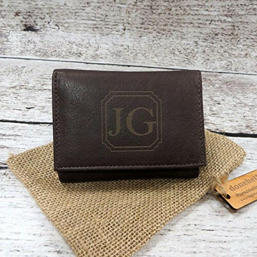 Tri Fold Personalized Mans Wallet.