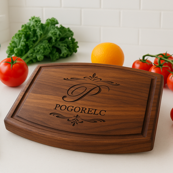 Walnut Wood Personalized Cutting Board