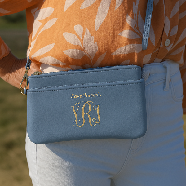 Personalized Women's RFID Purse Wristlet