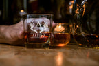 custom engraved square whiskey glass