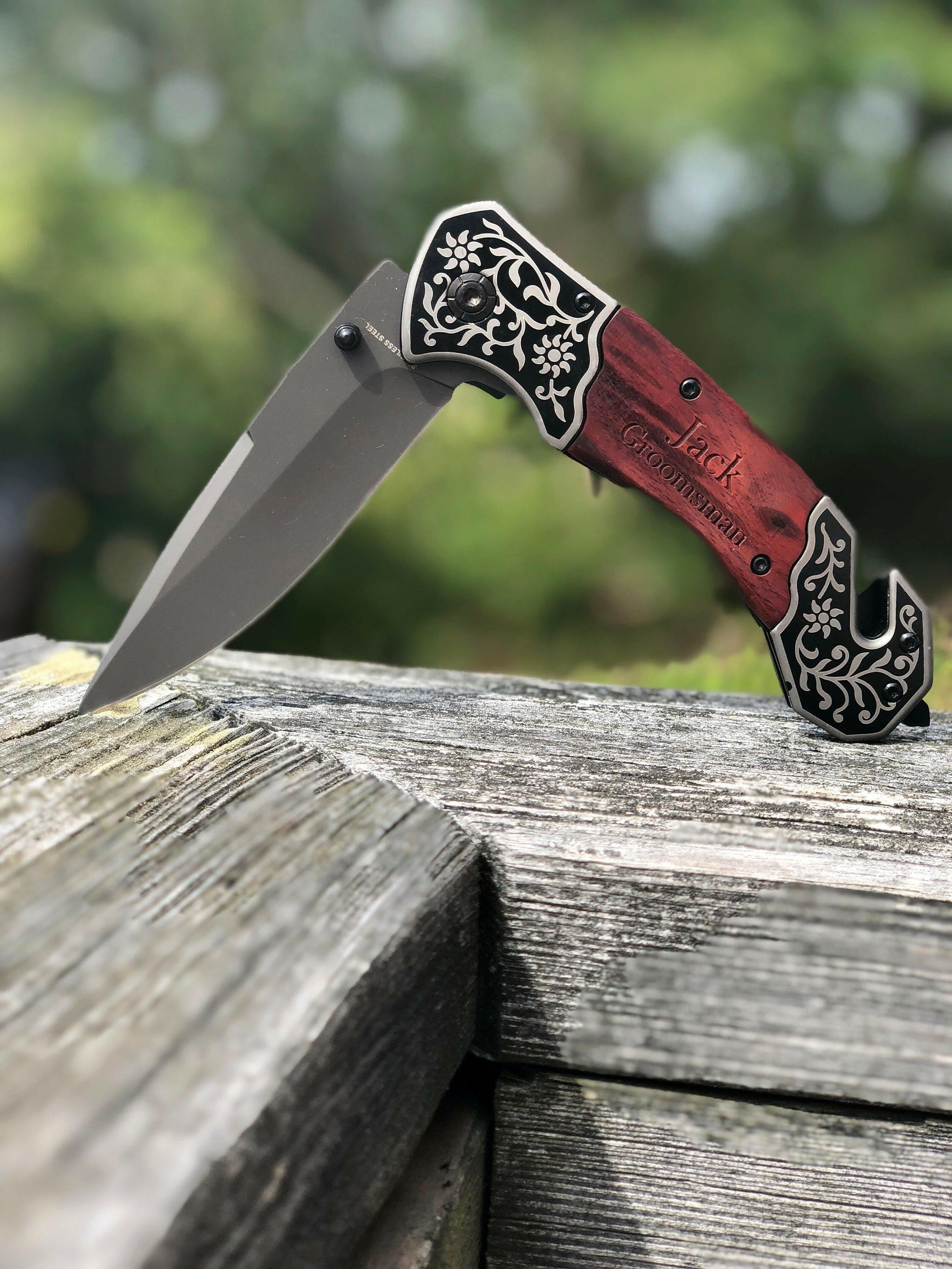 Personalized Survival Knife.