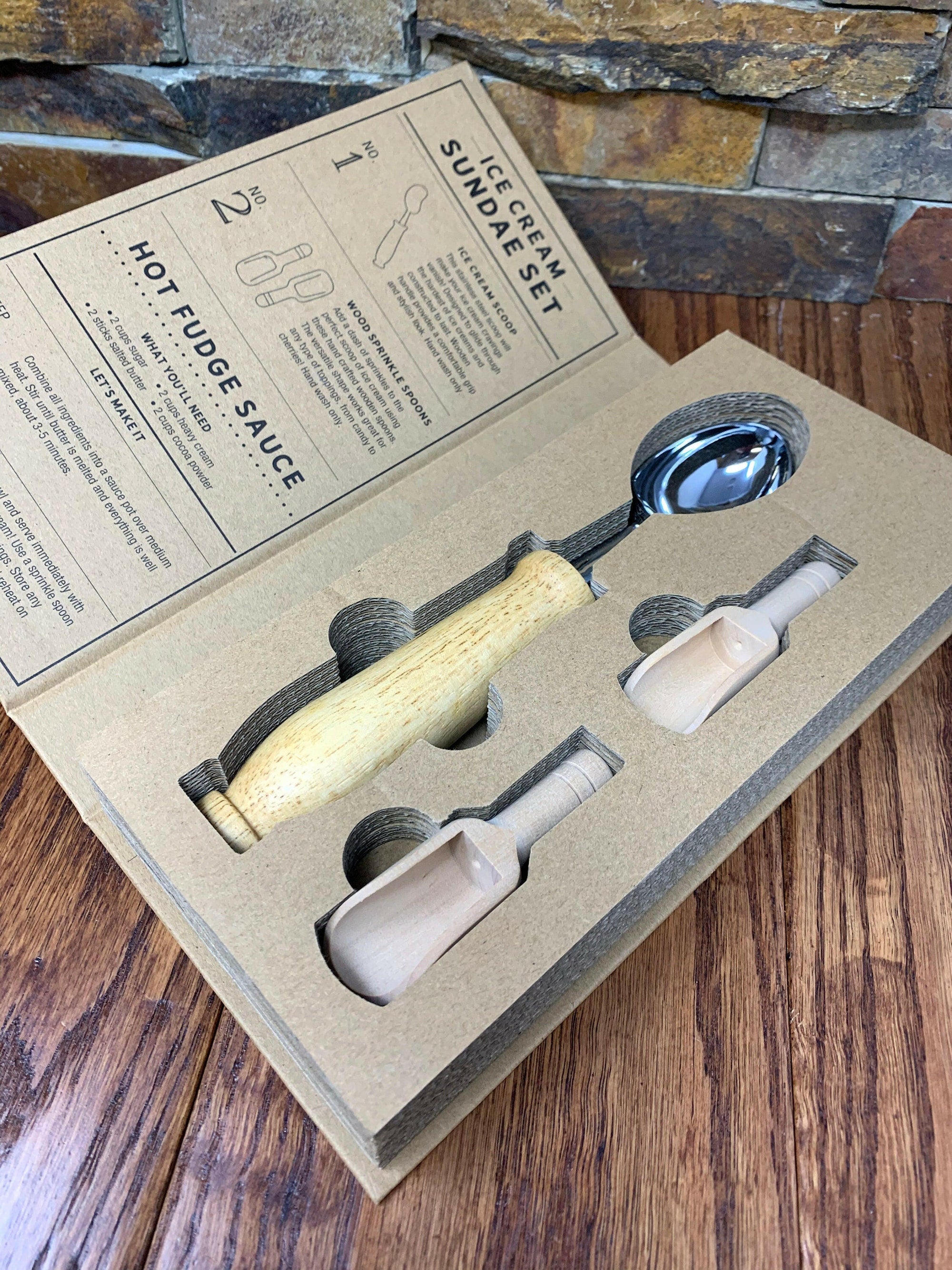 Personalized Ice Cream Scoop Gift Set.