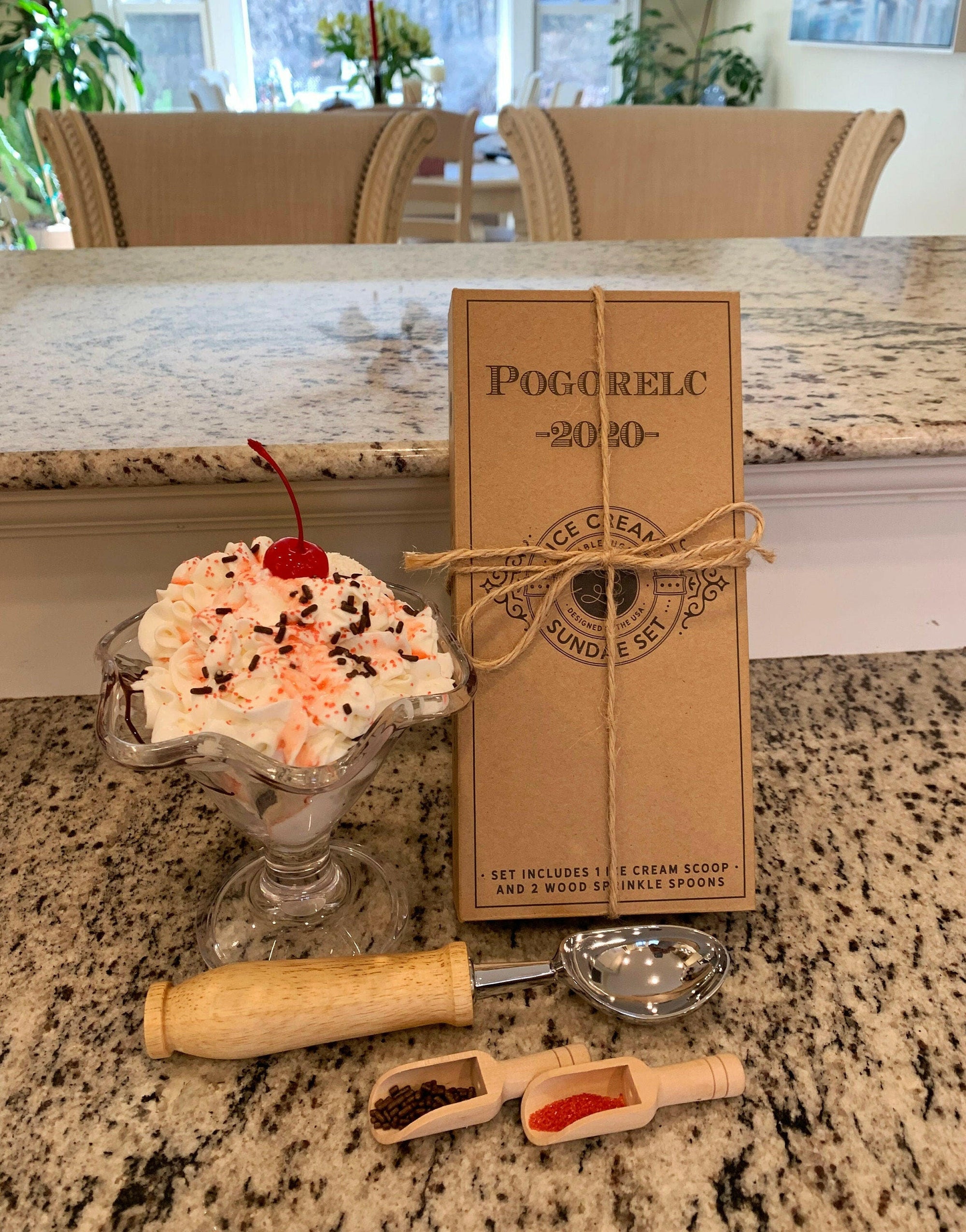 Personalized Ice Cream Scoop Gift Set.