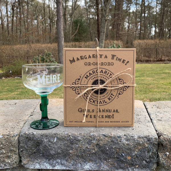 Personalized Margarita Gift Box Set