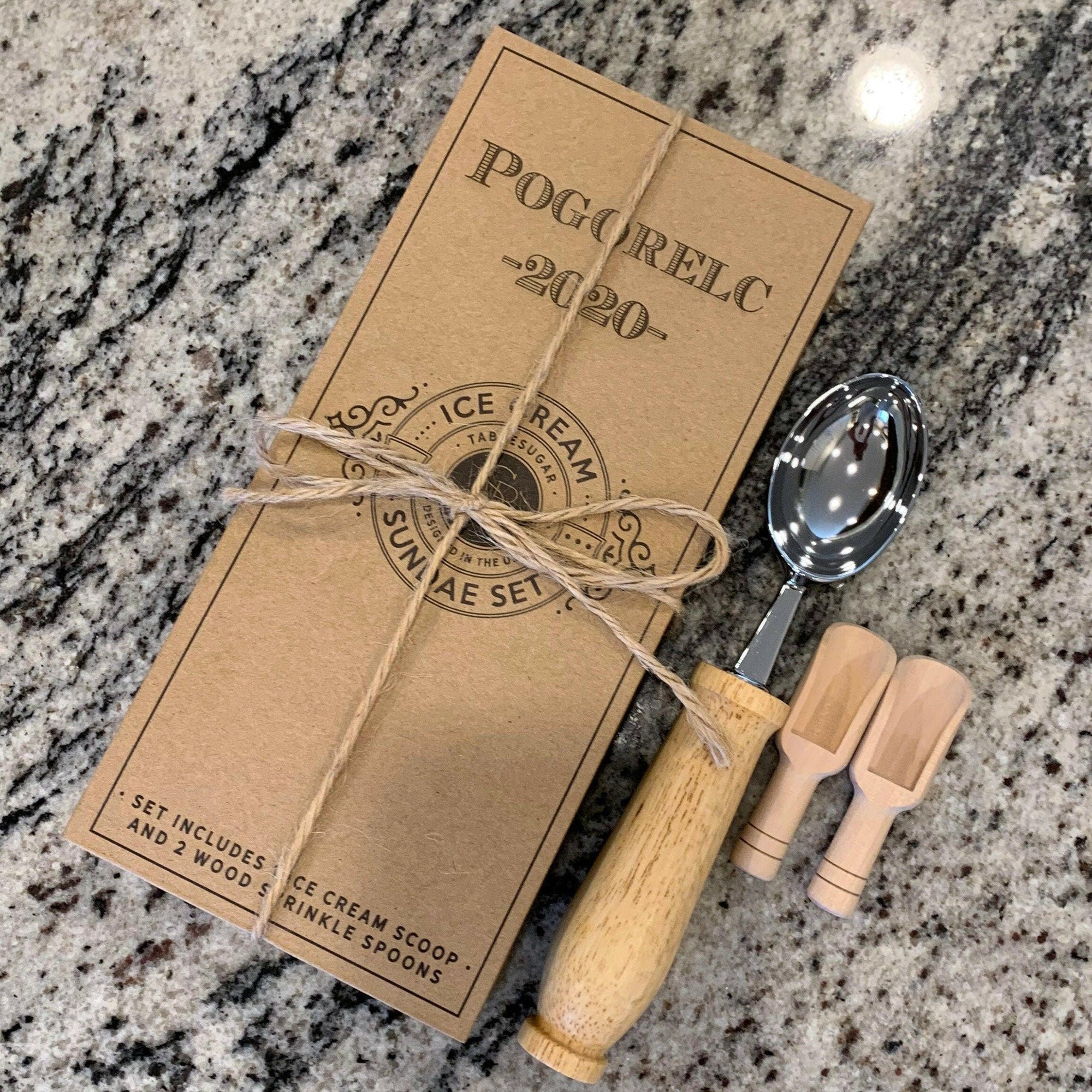 Personalized Ice Cream Scoop Gift Set.