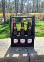 Personalized Wood Beer Caddy.