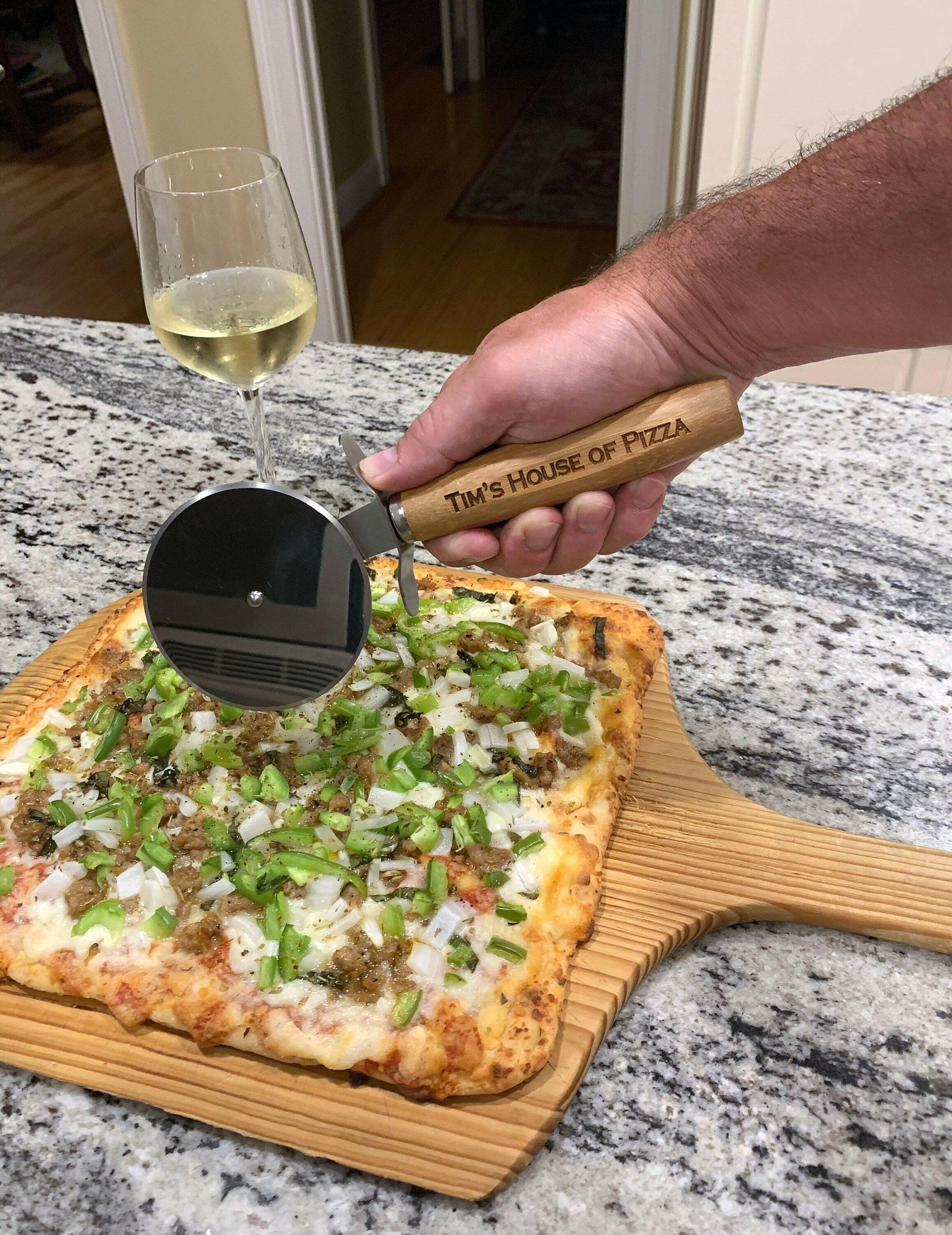Personalized Pizza Cutter.