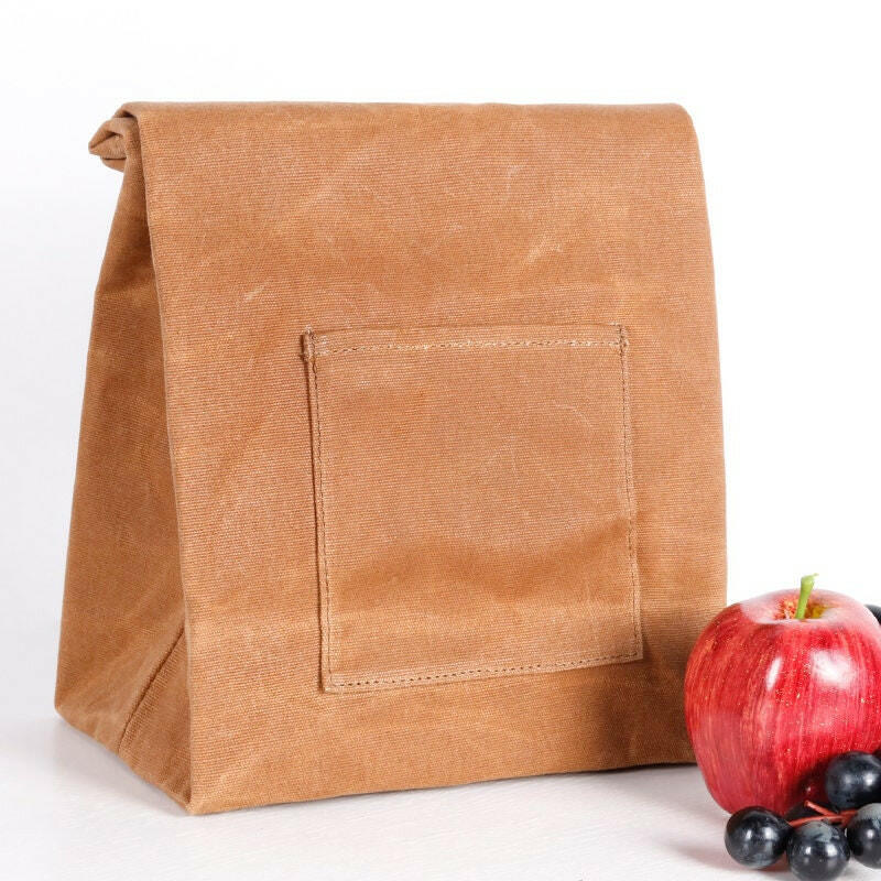 Personalized Canvas Lunch Bag.