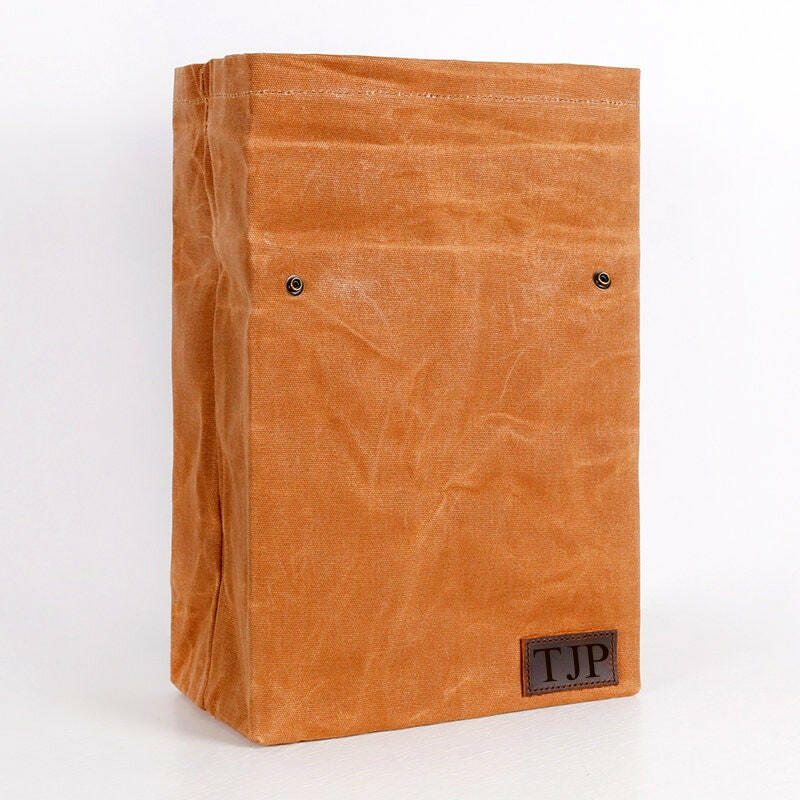 Personalized Canvas Lunch Bag.