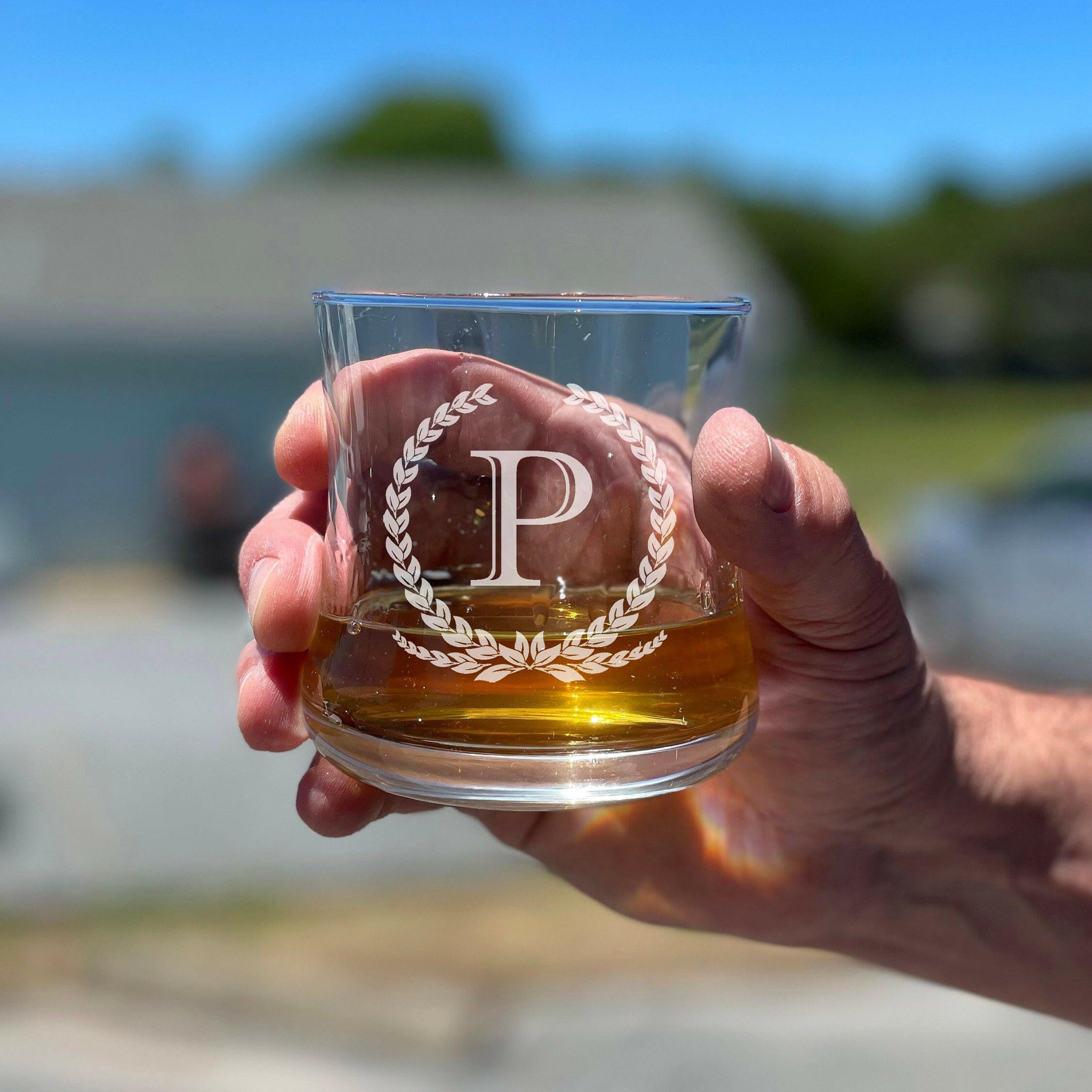 Personalized Bourbon Tasting Glass.