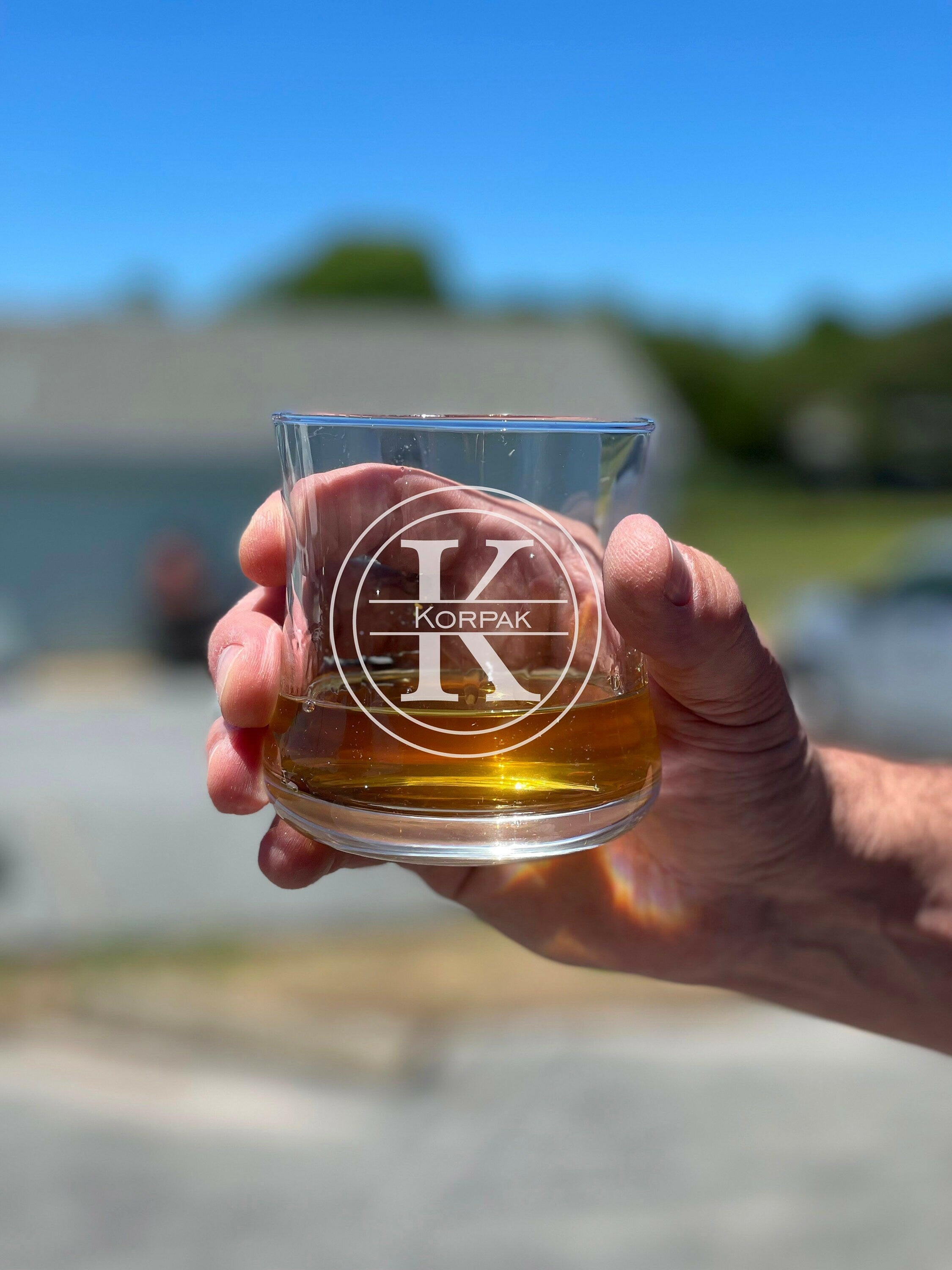 Personalized Bourbon Tasting Glass.