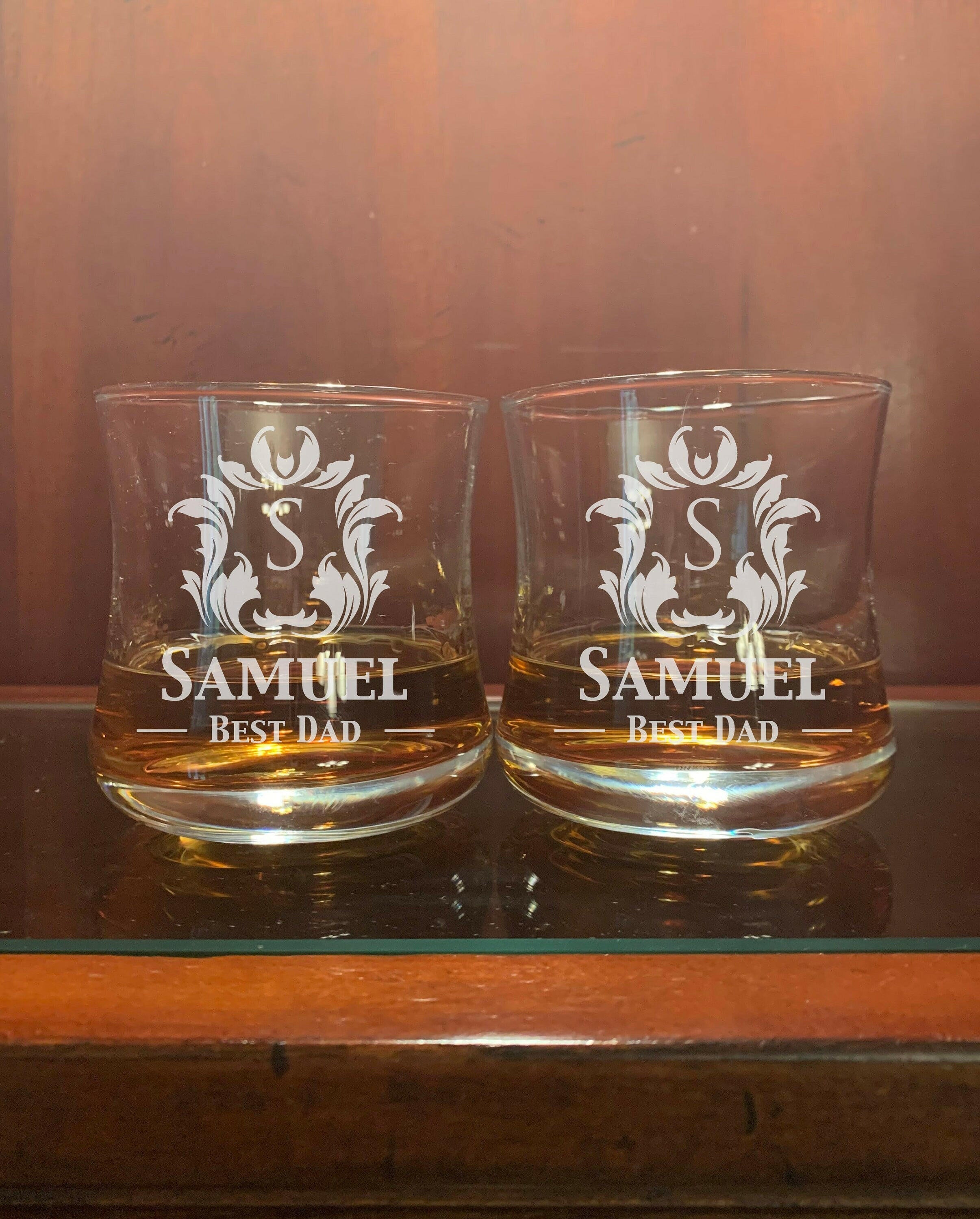 Personalized Bourbon Tasting Glass.