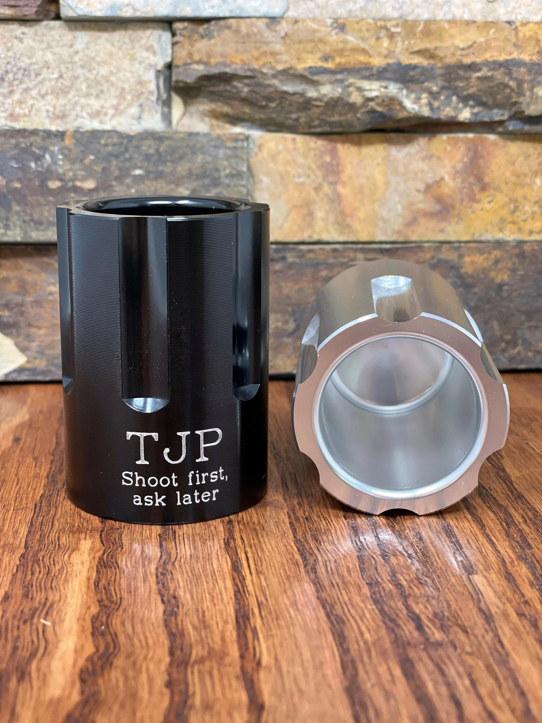 Revolver Shot Glass Personalized.