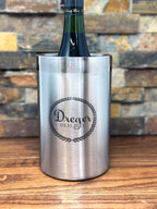 Personalized Wine Chiller Stainless Steel.