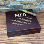 Personalized Cigar Box, Custom Humidor