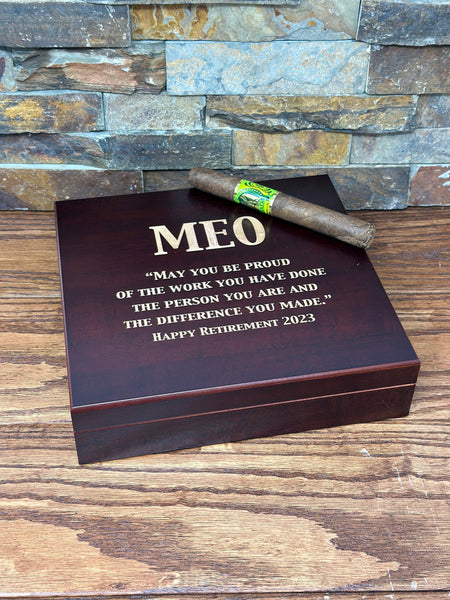 Personalized Cigar Box, Custom Humidor