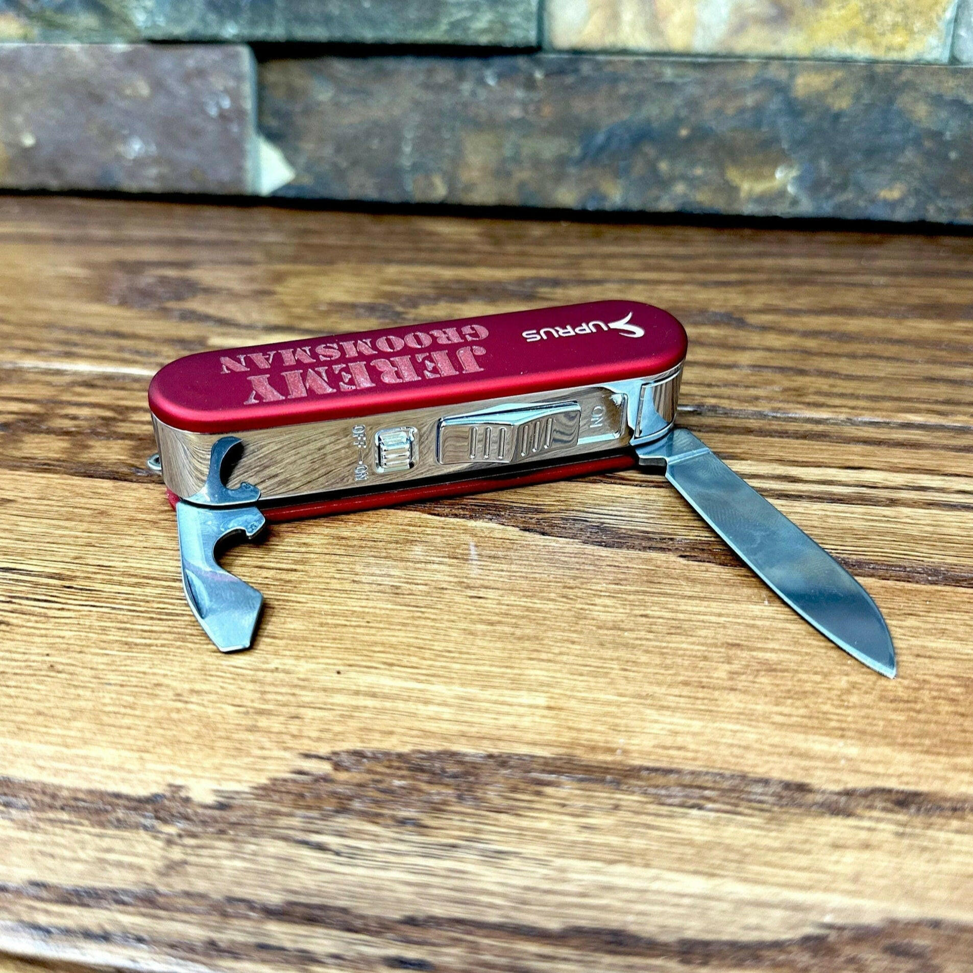 Personalized Multi-Tool w Electric Lighter.