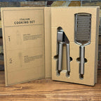 Personalized Italian Cooking Accessory Gift Box Set.