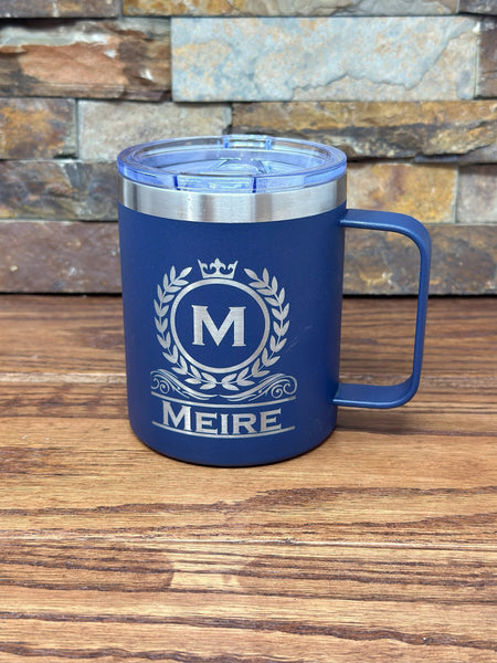 Personalized 12oz Travel Coffee Mug
