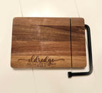 Personalized Cheese Cutting Board, Acacia Wood.