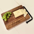 Personalized Cheese Cutting Board, Acacia Wood.