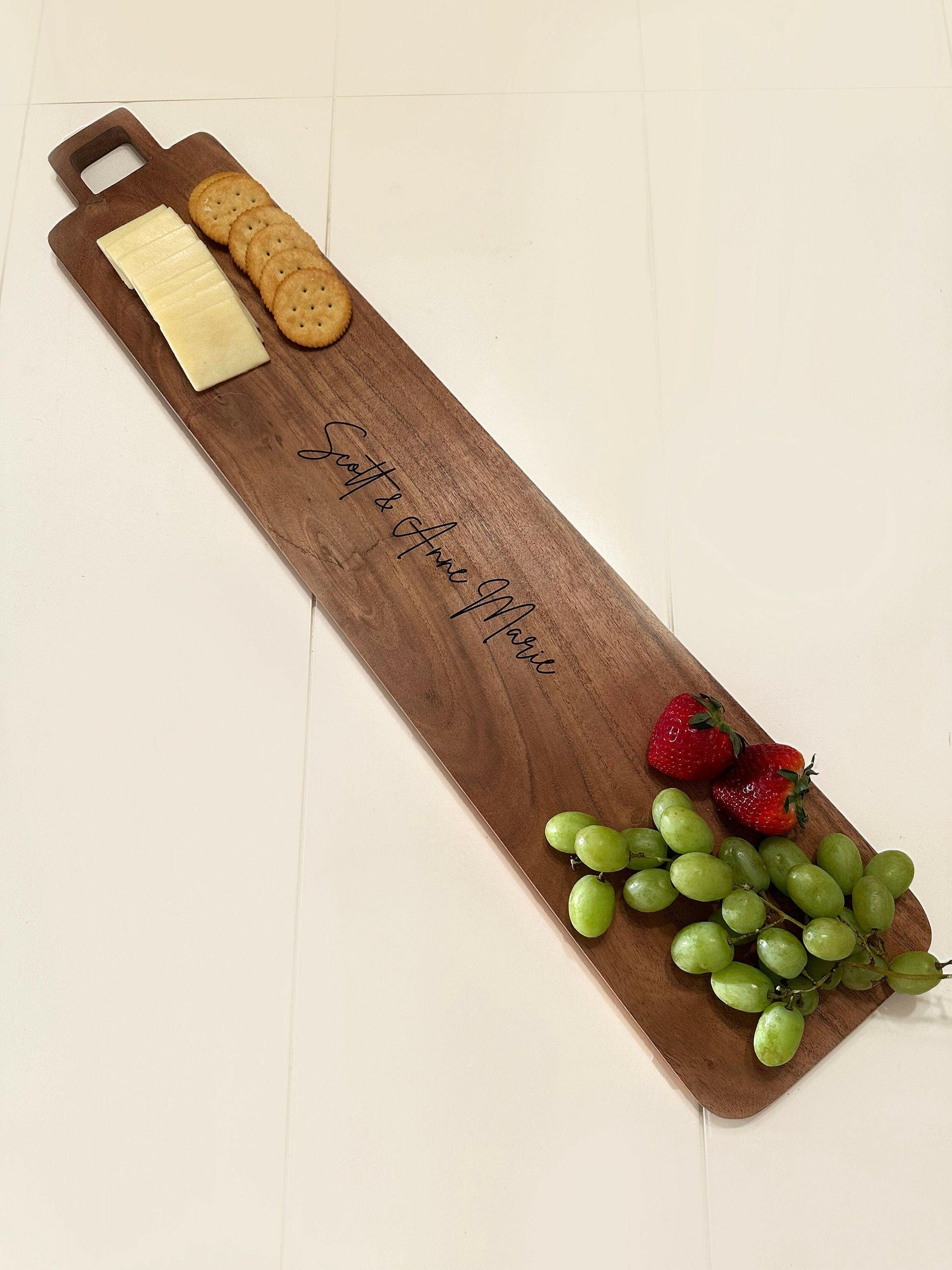 Personalized Large Charcuterie Board.