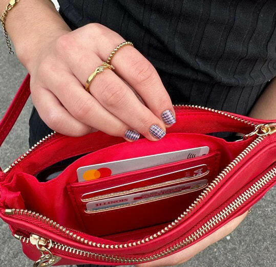 Personalized Women's RFID Purse Wristlet.