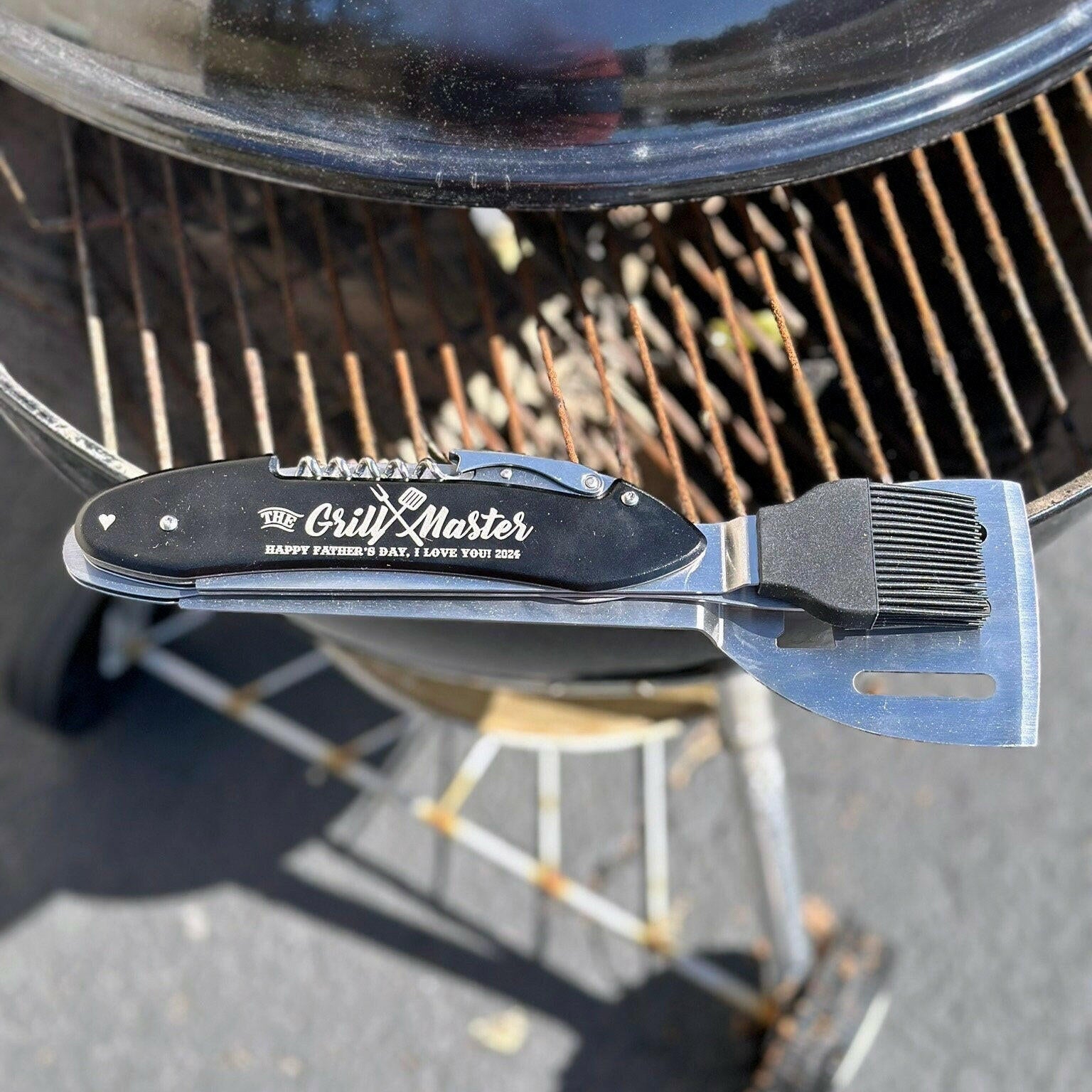Personalized Folding BBQ Tool.