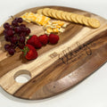 Custom Engraved Suar Wood Serving Tray.