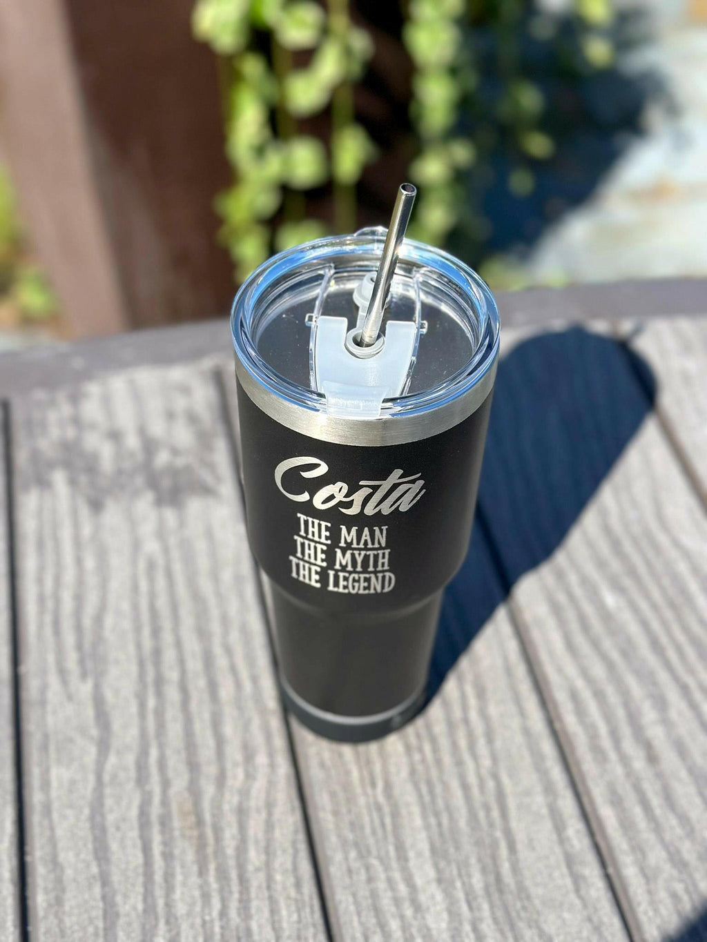 Personalized Bluetooth Speaker Tumbler, 30oz Cup Stainless Steel.