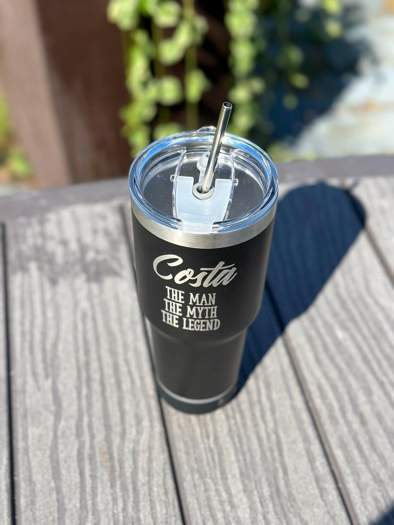 Personalized Bluetooth Speaker Tumbler, 30oz Cup Stainless Steel.