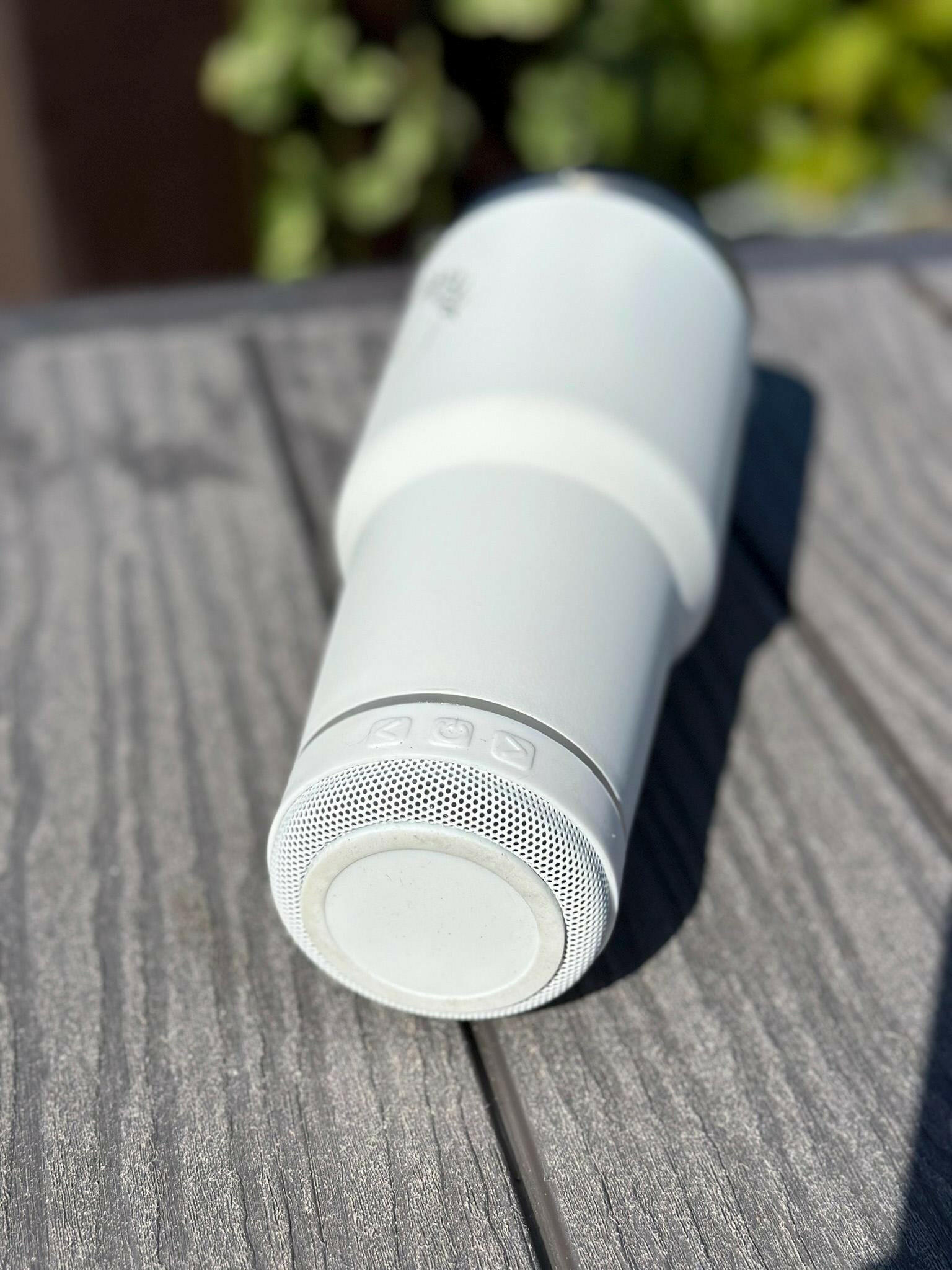 Custom Engraved Bluetooth Speaker Tumbler 30oz.