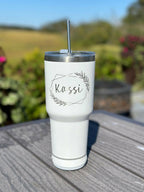 Personalized Bluetooth Speaker Tumbler, 30oz Cup Stainless Steel.