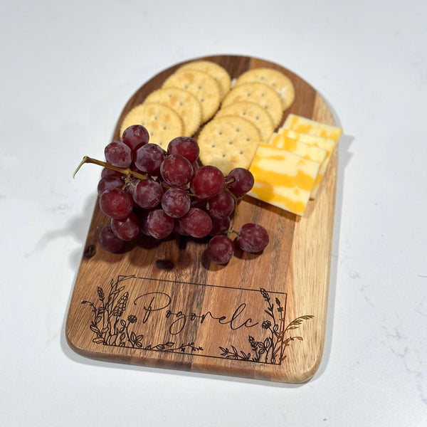 Personalized Mango Wood Cheese Cutting Board