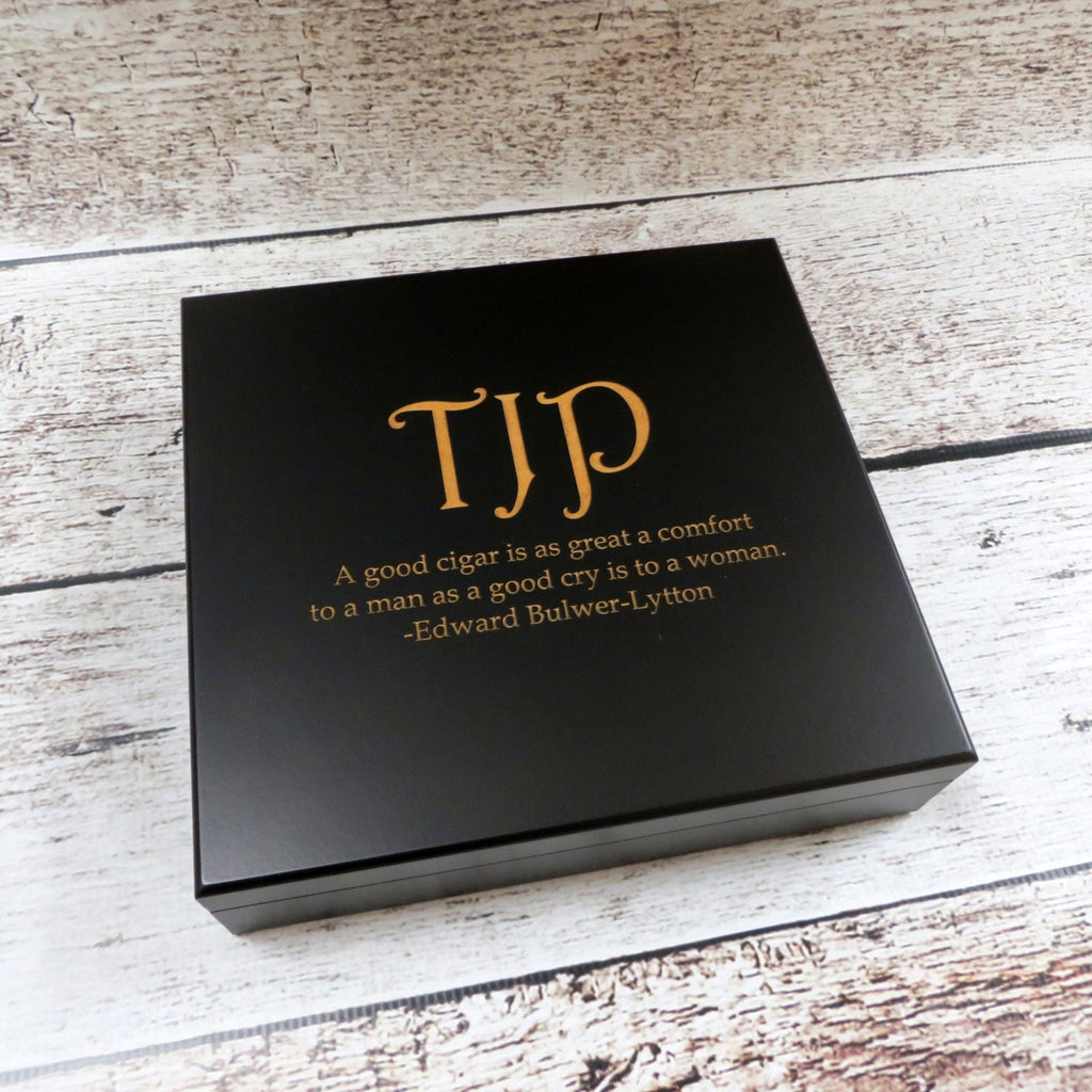 Personalized Cigar Box, Custom Humidor
