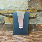 Leather Card Holder w/ Money Clip